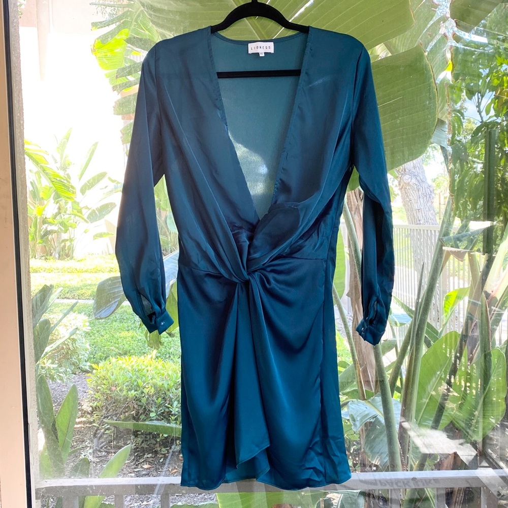 Lioness Fame and Lust Dress in Teal